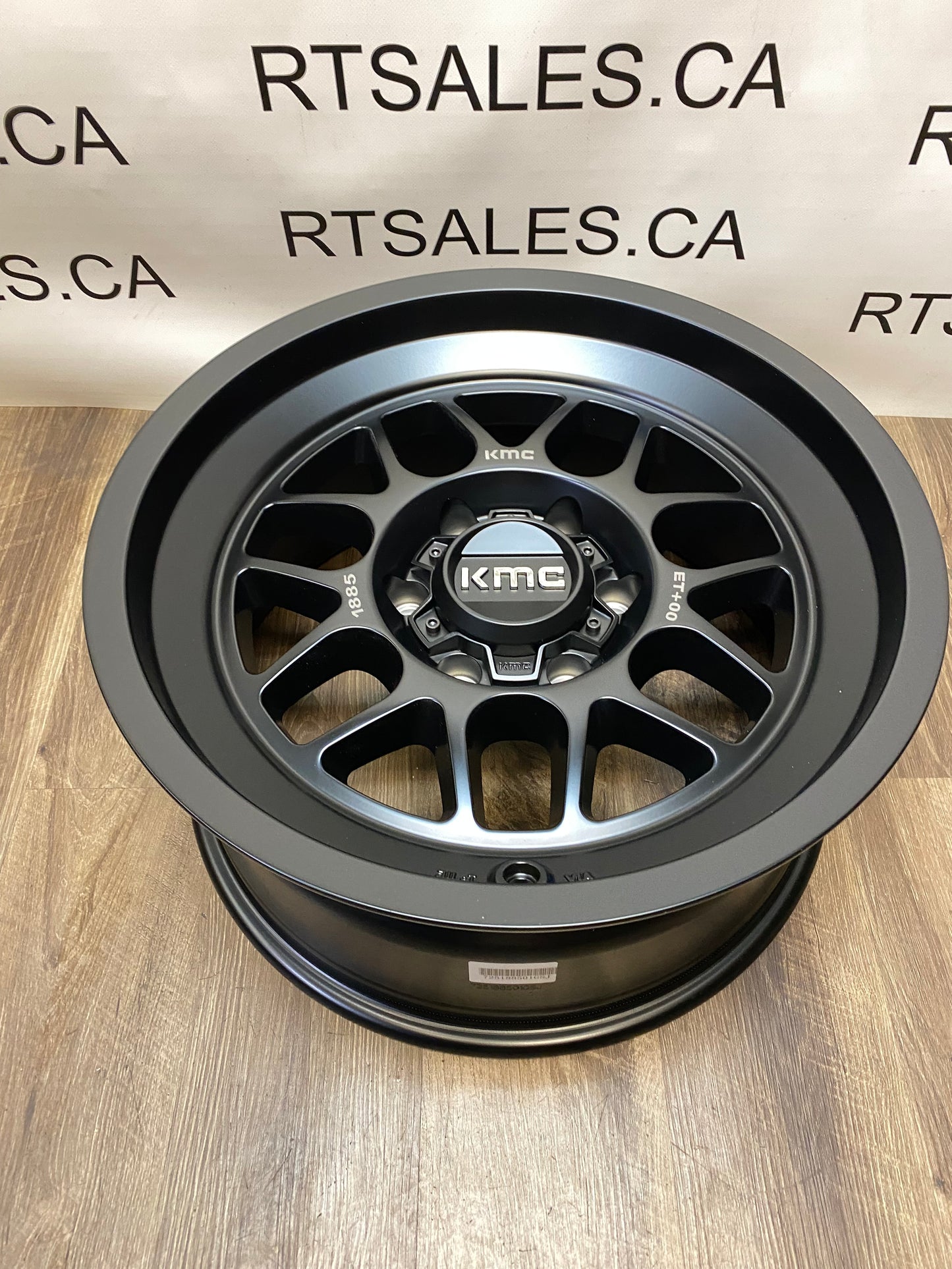 18x8.5 KMC Terra Rims 6x139.7 GM 1500 Ram