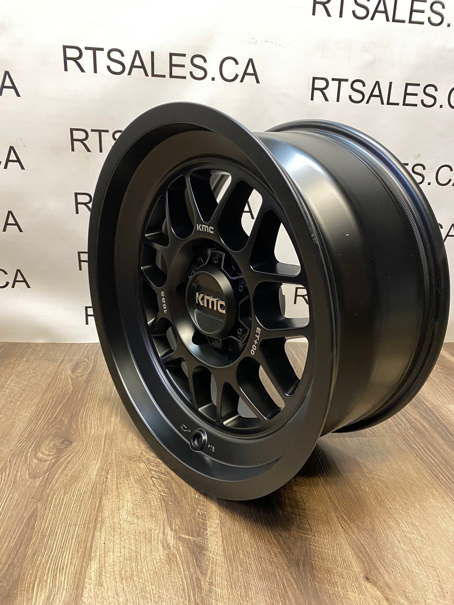 18x8.5 KMC Terra Rims 6x139.7 GM 1500 Ram