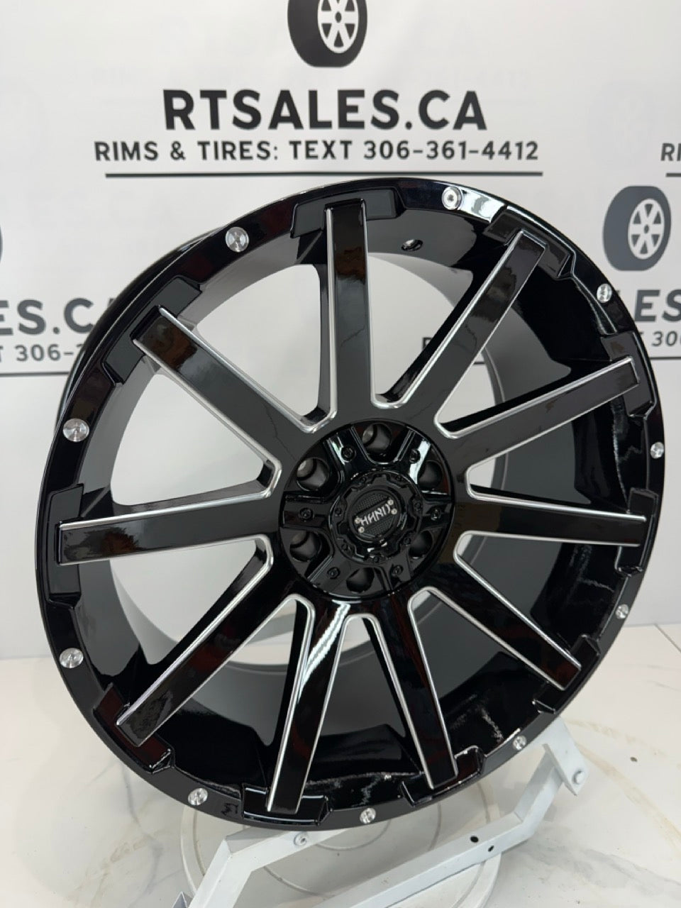20x9 Gloss Black & Milled Rims 6x135 6x139.7