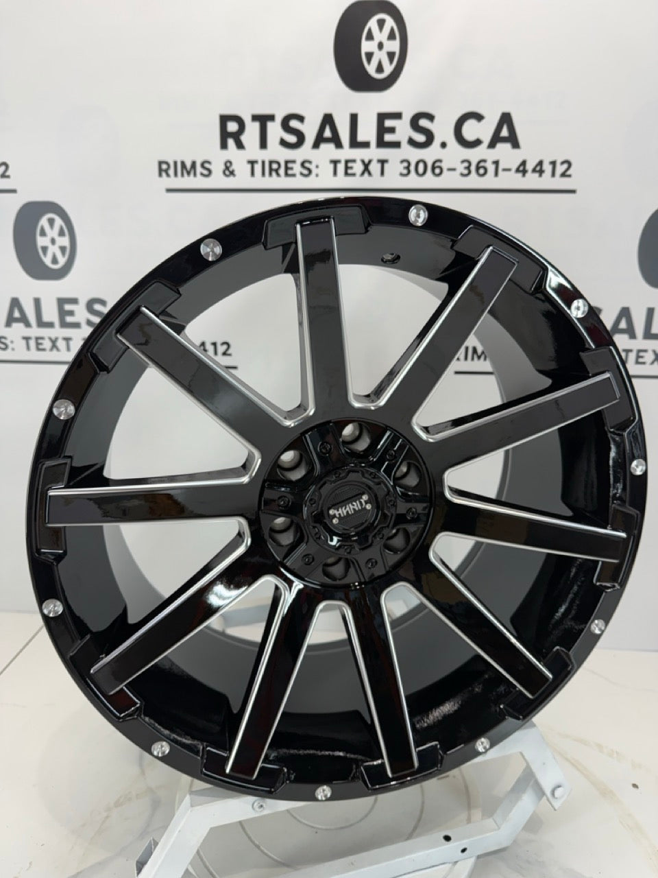 20x9 Gloss Black & Milled Rims 6x135 6x139.7