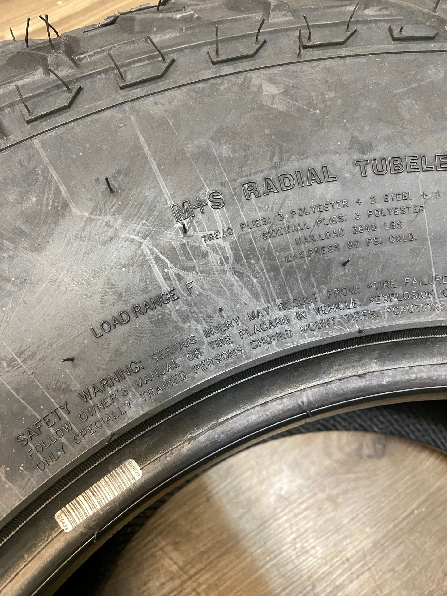 LT 35x12.5x17 Fuel Gripper MT F AS (Set of Four)