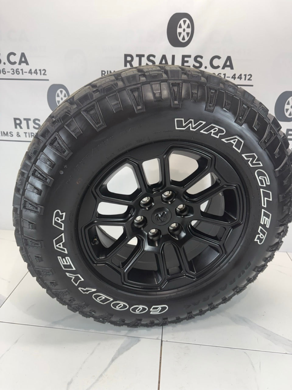 275/70/18 Goodyear Duratrac Ram Rebel 1500 Rims 6x139.7 (Takeoffs)