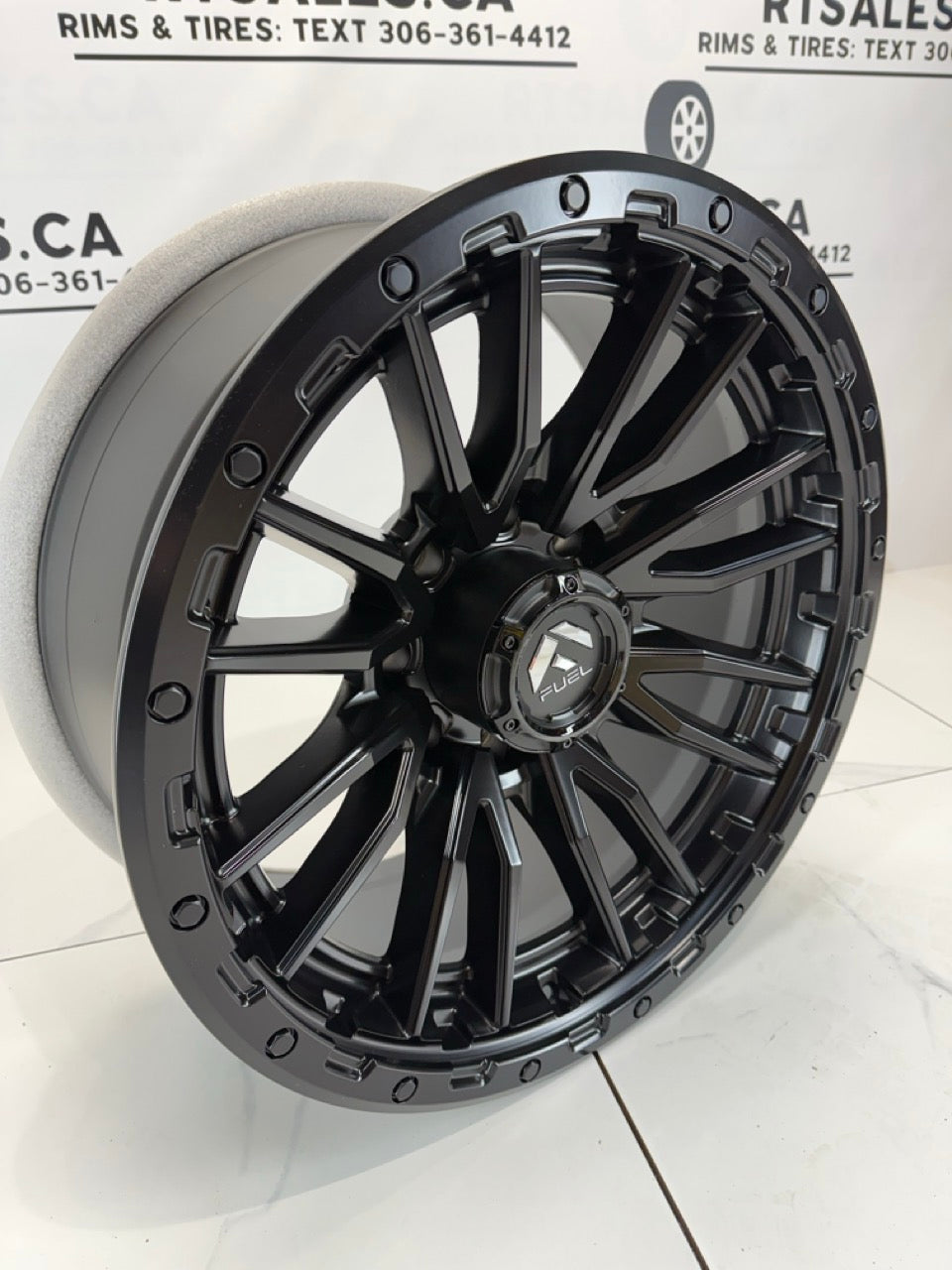 20x10 Fuel Rebel Rims 8x170