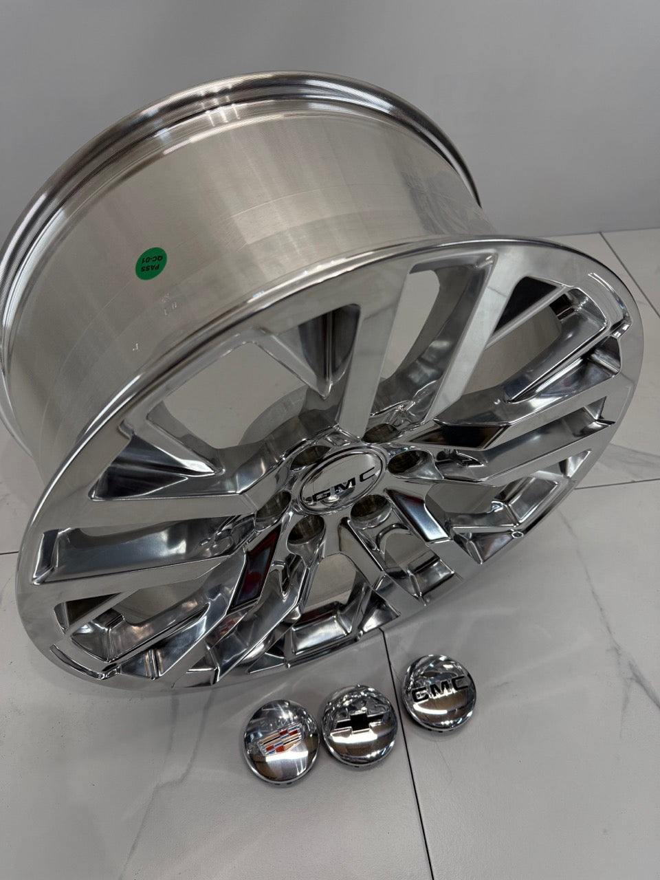 20x9 GM Denali Polished Replika Rims 6x139.7