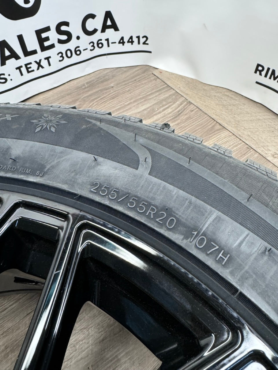 255/55/20 winter tires 20x8.5 Rims 5x120 Toyota grand Highlander