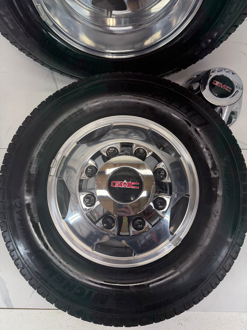 LT 235/80/17 GMC 3500 Dually rims & Tires Set of 6