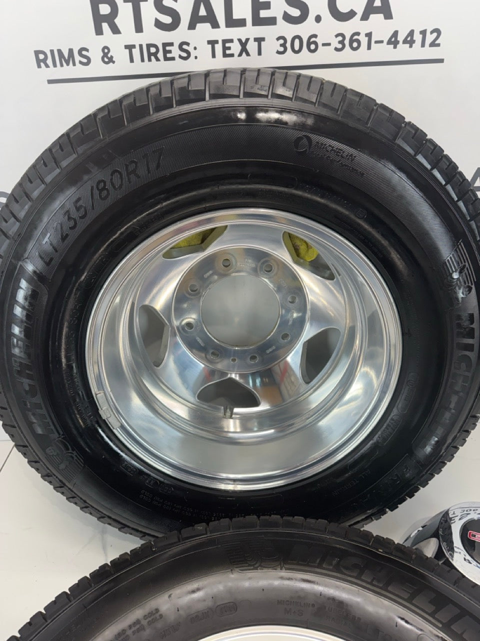 LT 235/80/17 GMC 3500 Dually rims & Tires Set of 6