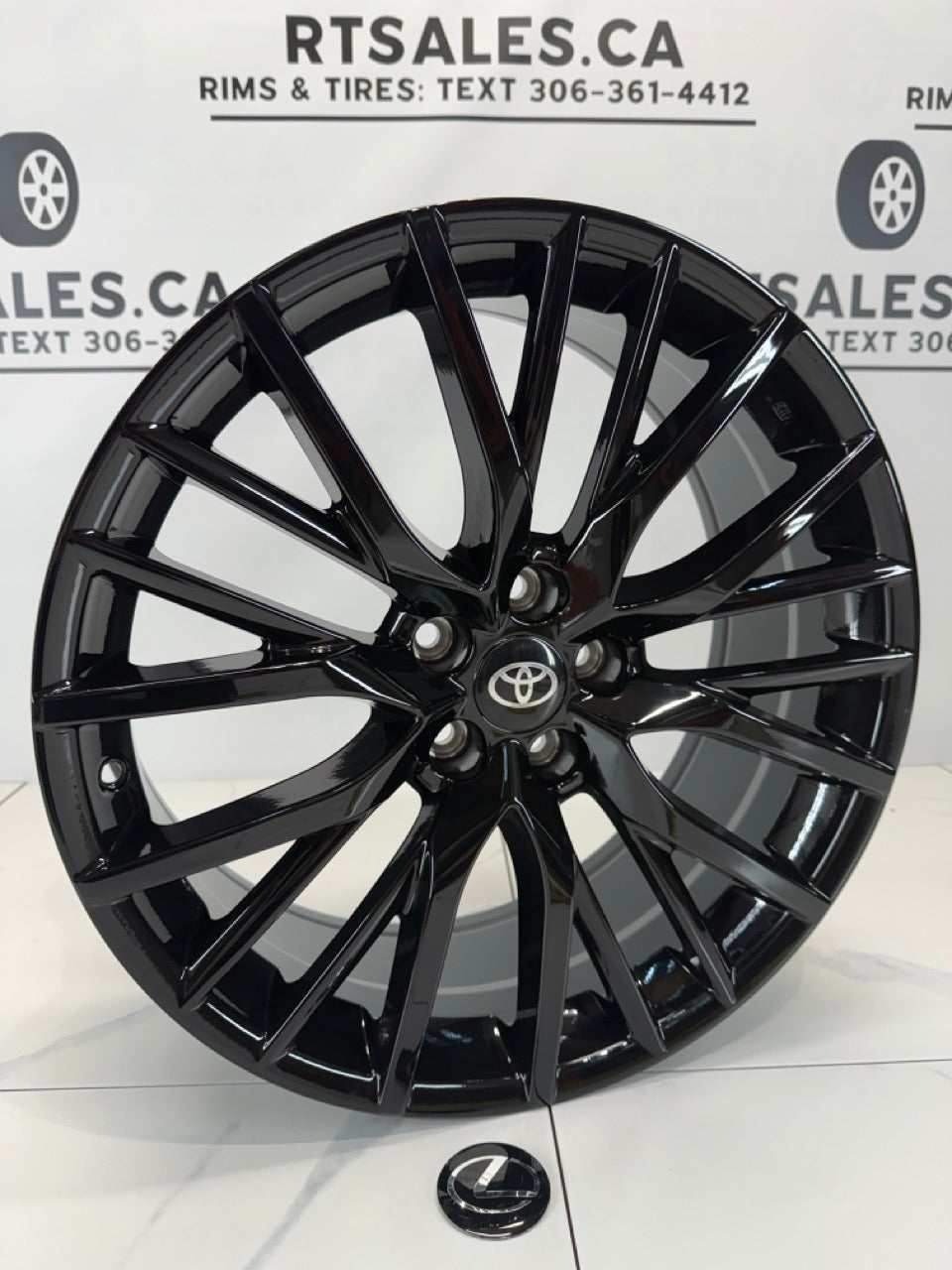 Replica R224 Rims 5x120 Gloss Black - MULTIPLE SIZES