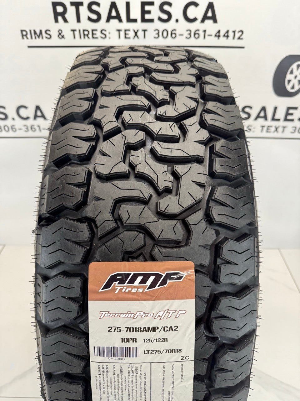 AMP Pro Tires on 18 inch Fuel Maverick Rims 8x180 - MULTIPLE SIZES
