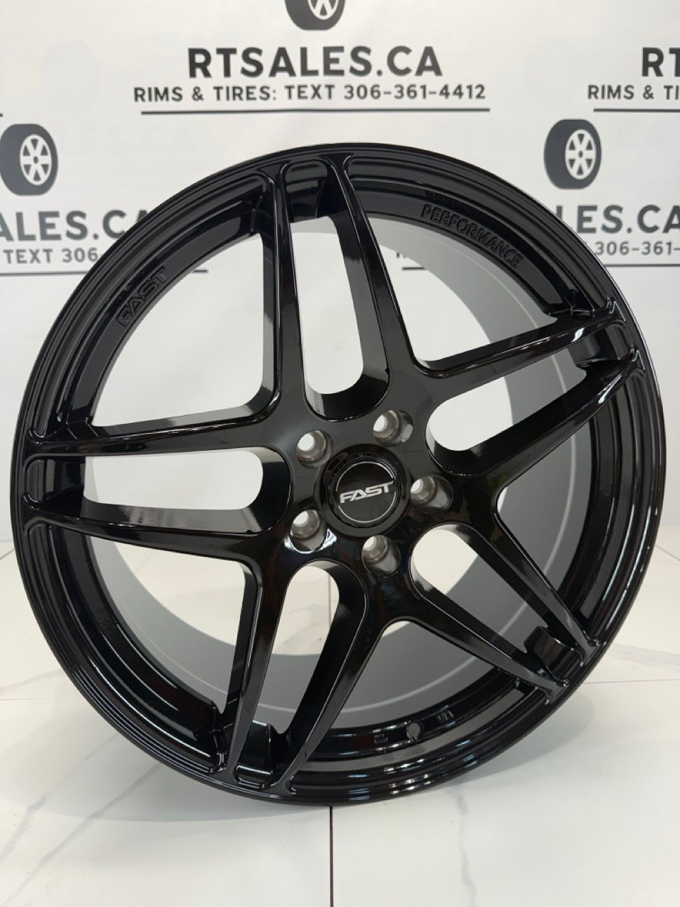 Fast Boost Rims 5x114.3 Gloss Black - MULTIPLE SIZES