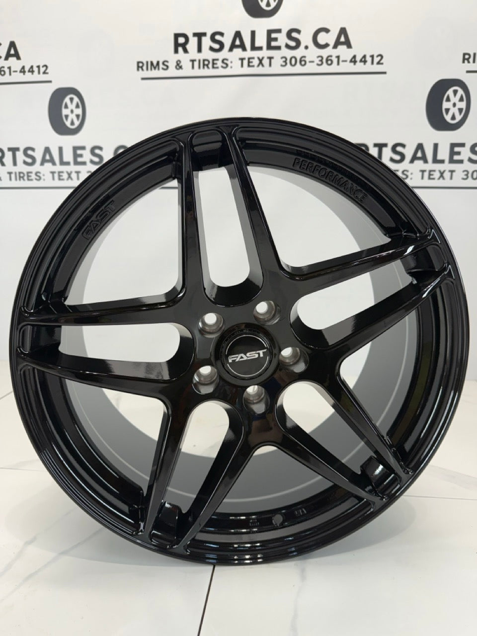Fast Boost Rims 5x114.3 Gloss Black - MULTIPLE SIZES