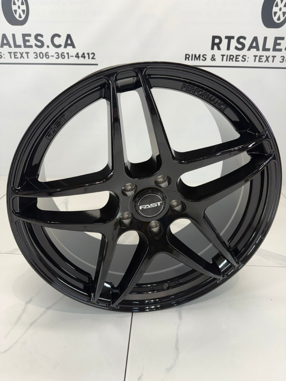 Fast Boost Rims 5x114.3 Gloss Black - MULTIPLE SIZES