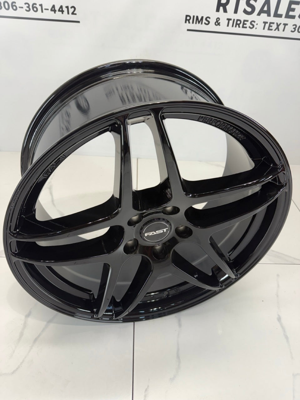 Fast Boost Rims 5x114.3 Gloss Black - MULTIPLE SIZES