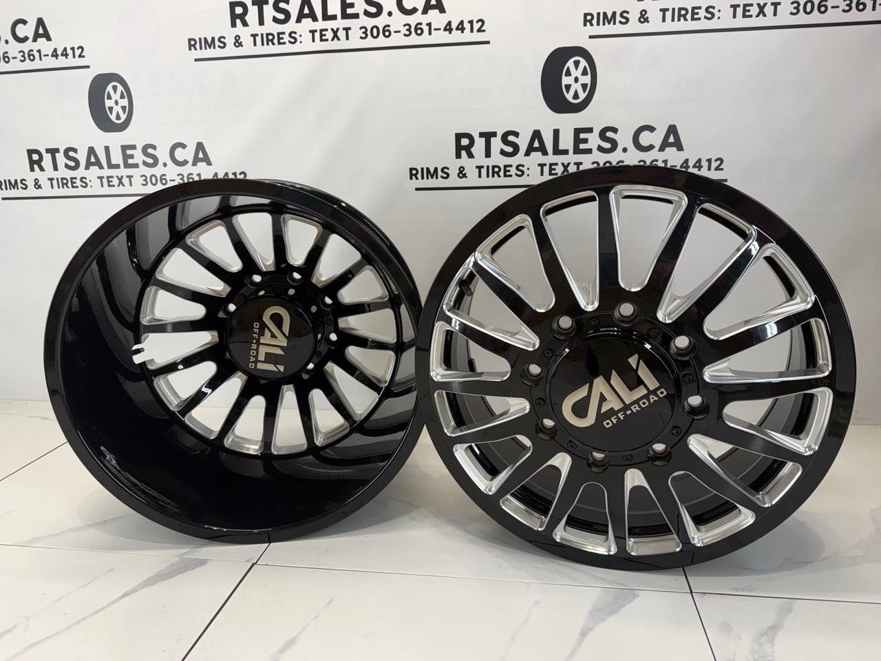20x8.25 Cali Summit Dually Rims 8x200