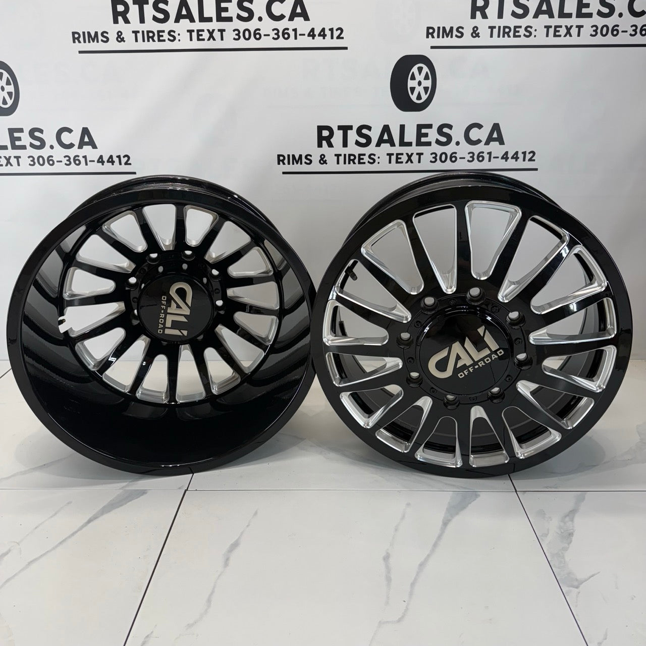 20x8.25 Cali Summit Dually Rims 8x200