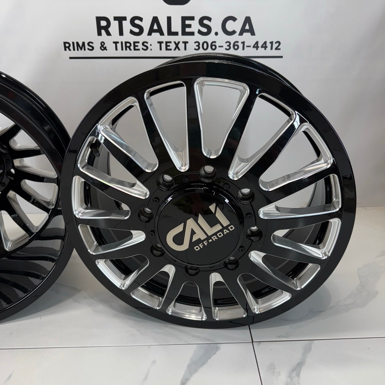 20x8.25 Cali Summit Dually Rims 8x200