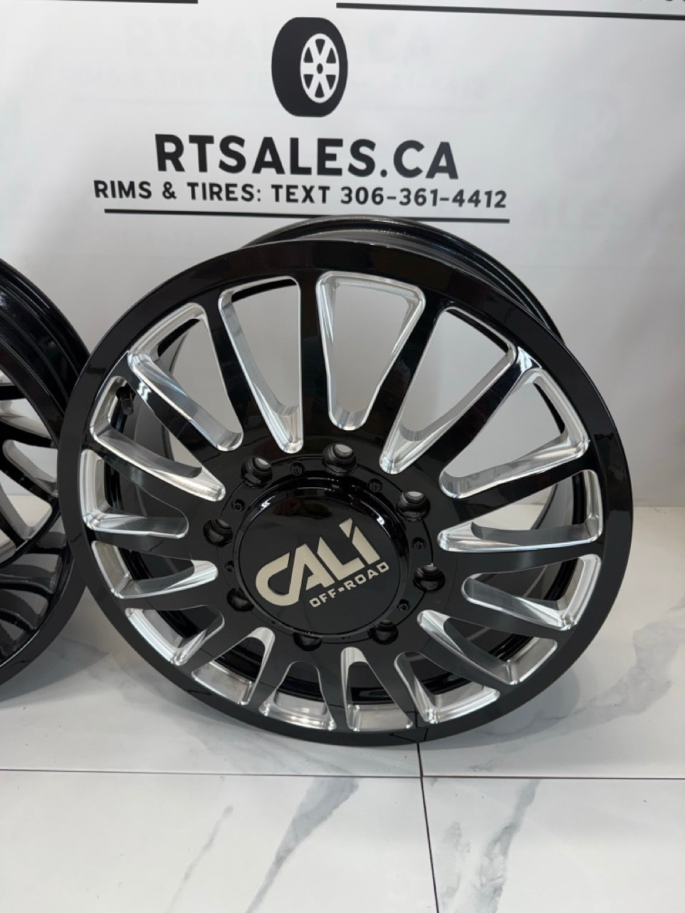 20x8.25 Cali Summit Dually Rims 8x200