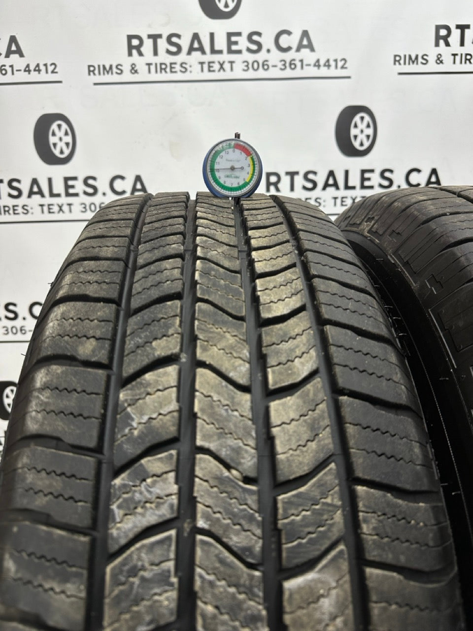255/70/17 Starfire All-Season Tires on 17” Chevy / GMC rims (used)