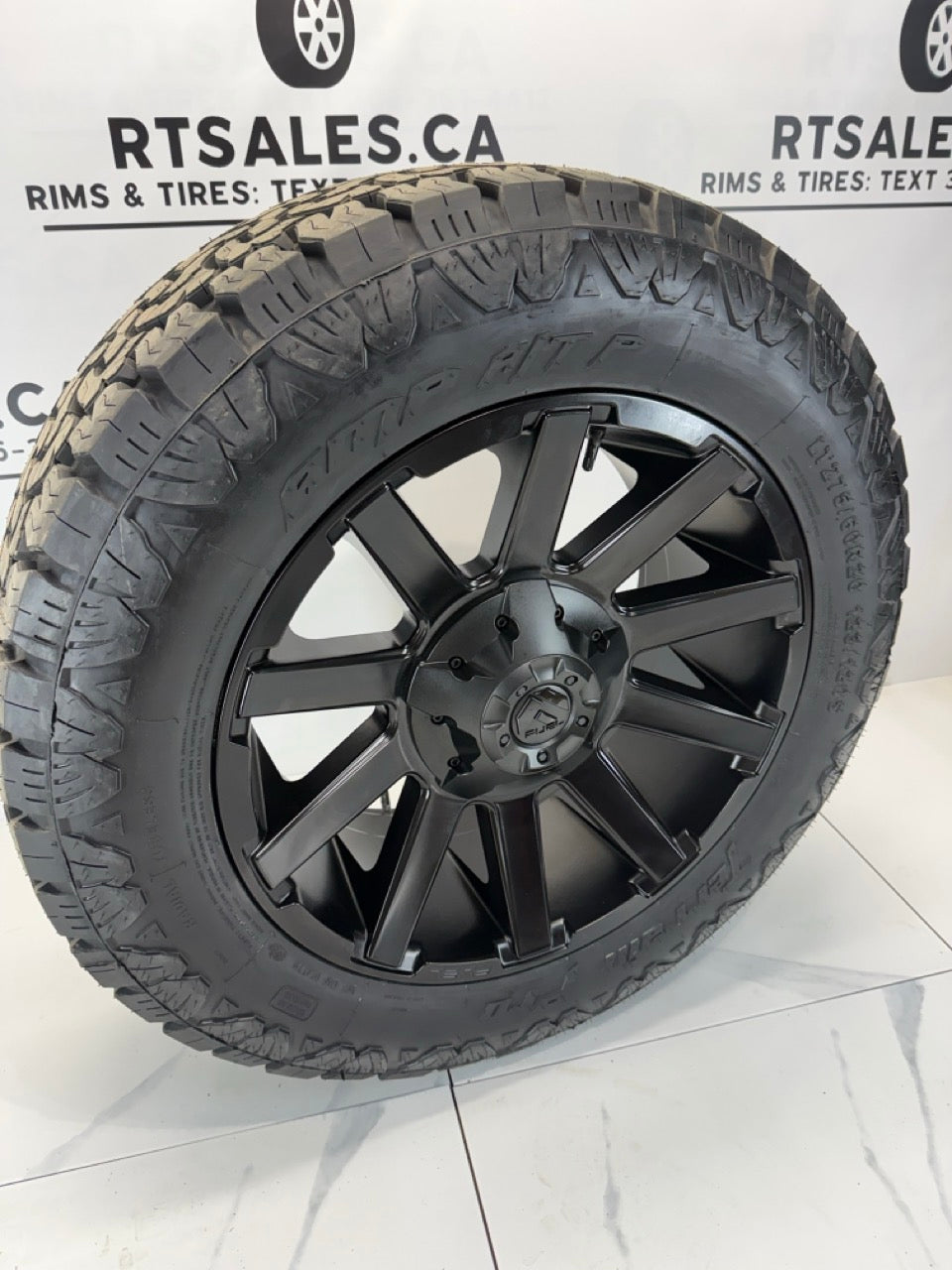 AMP PRO tires 20 inch Fuel Contra rims 8x180 - MULTIPLE SIZES