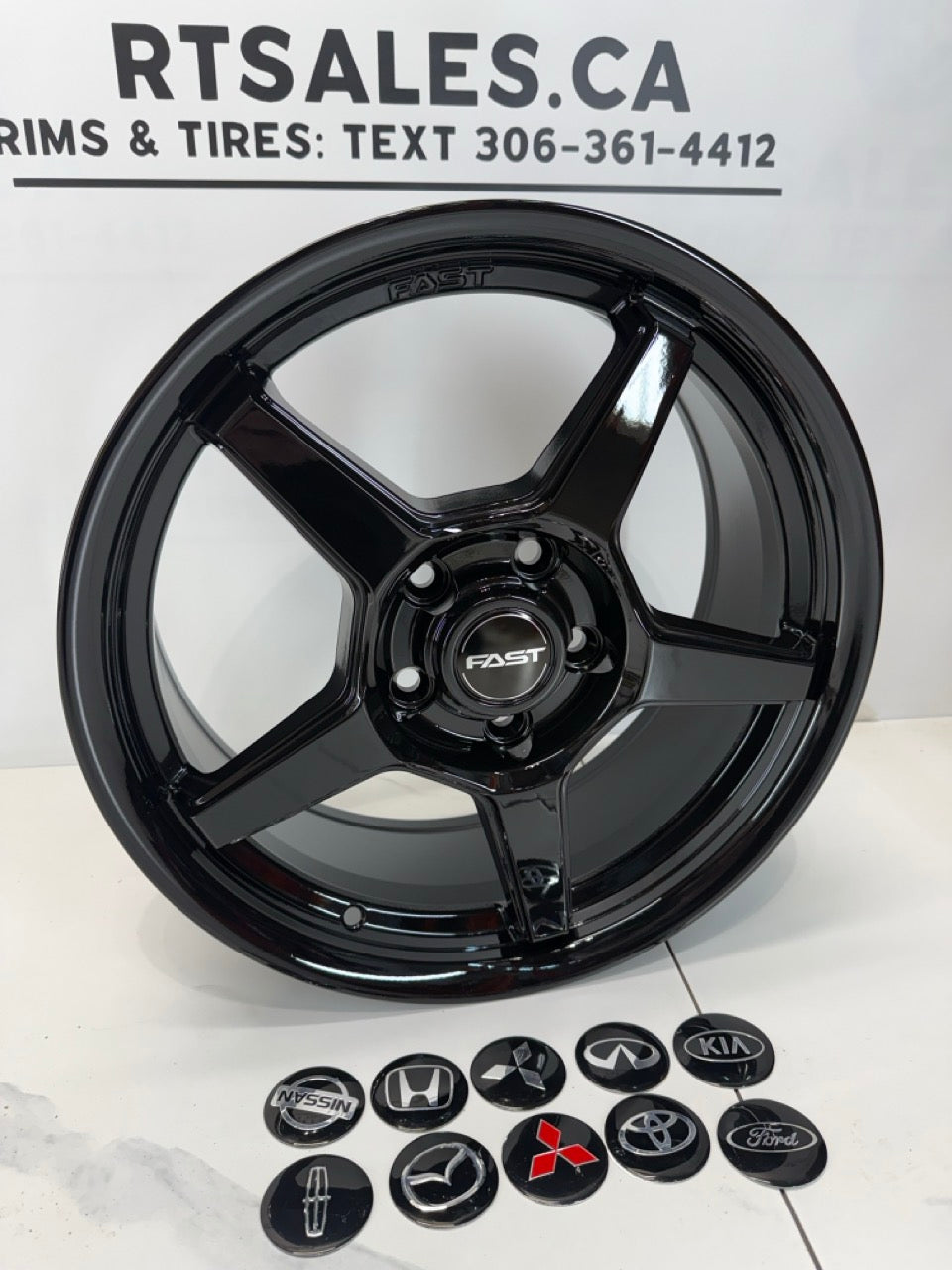 17x7 Fast Flair Rims 5x114.3