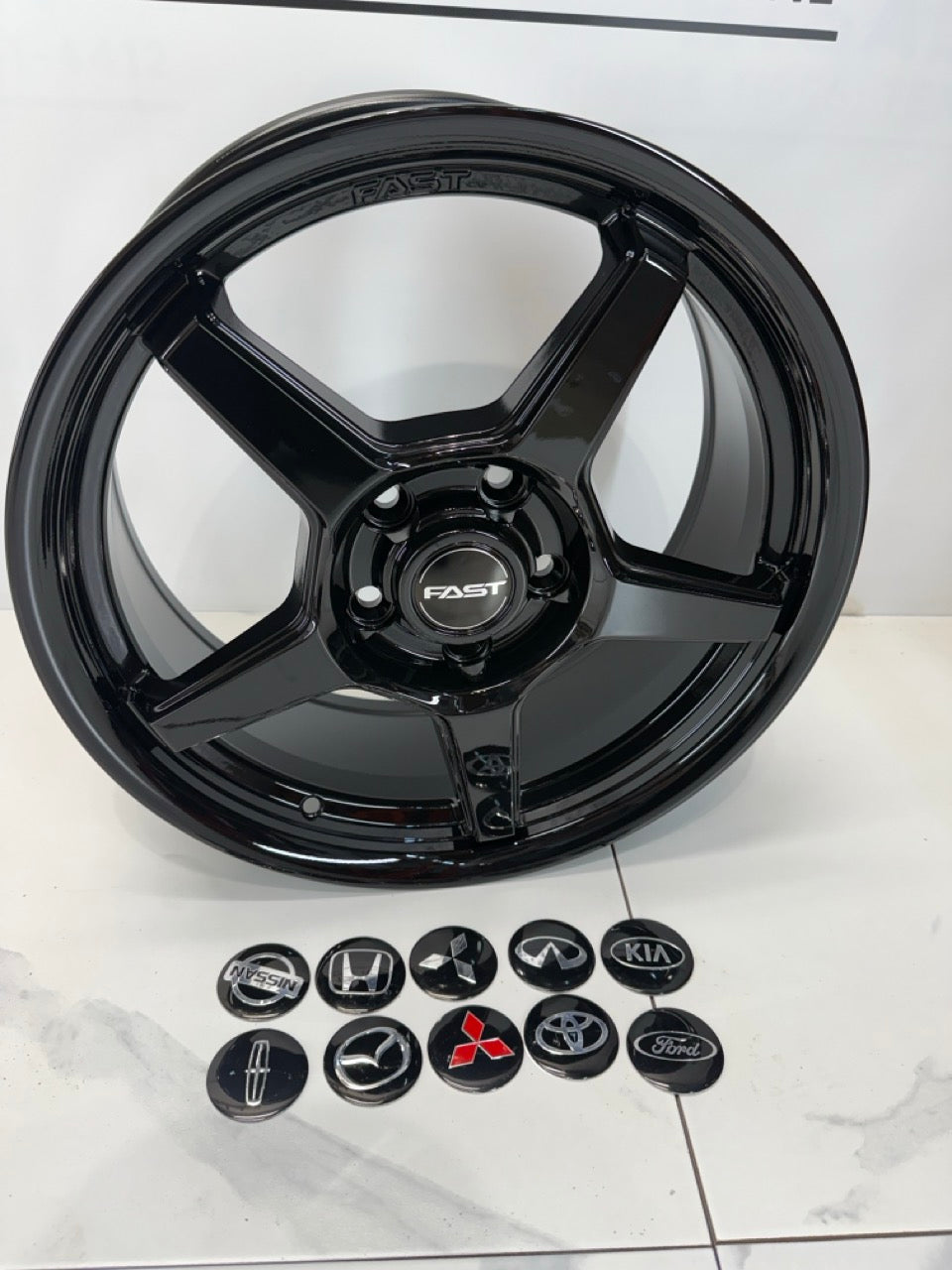 17x7 Fast Flair Rims 5x114.3