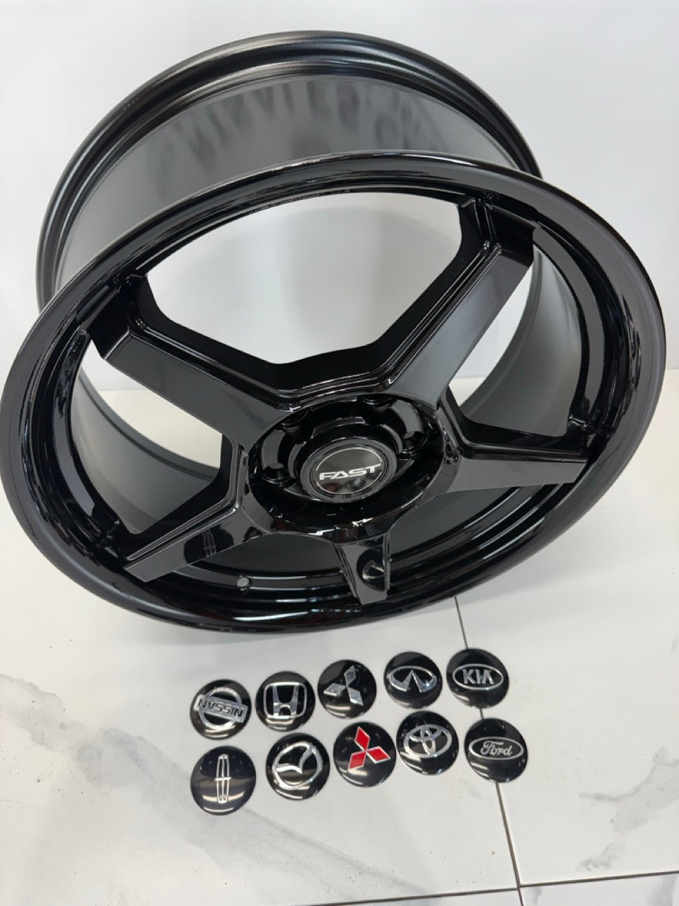 17x7 Fast Flair Rims 5x114.3