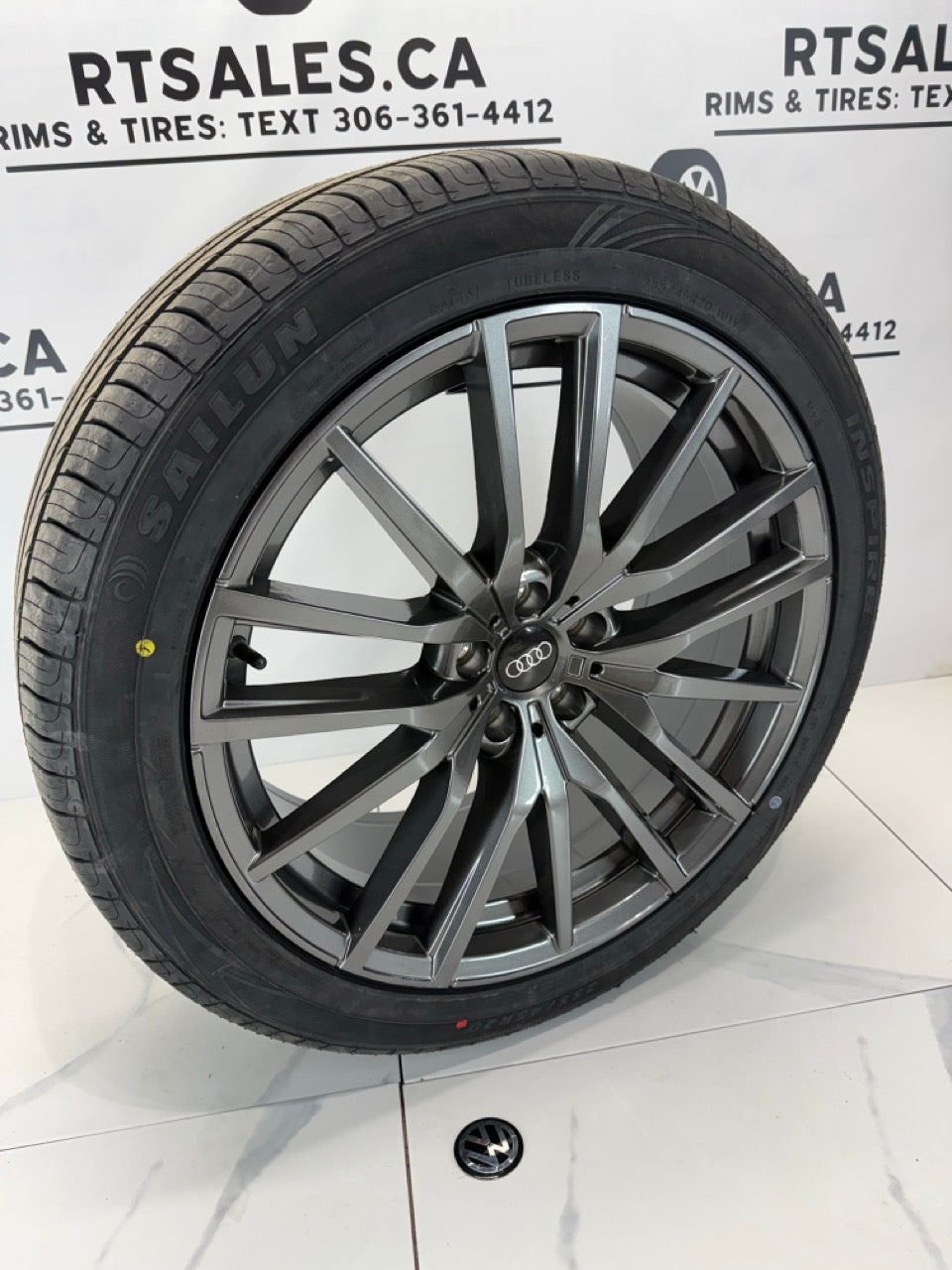 255/45R20 Sailun All Season Tires on Replica 20" Rims 5x112