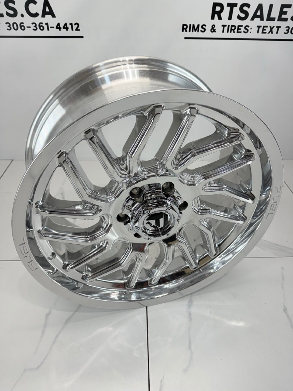 20x9 Fuel Hurricane Rims 6x139 Polished