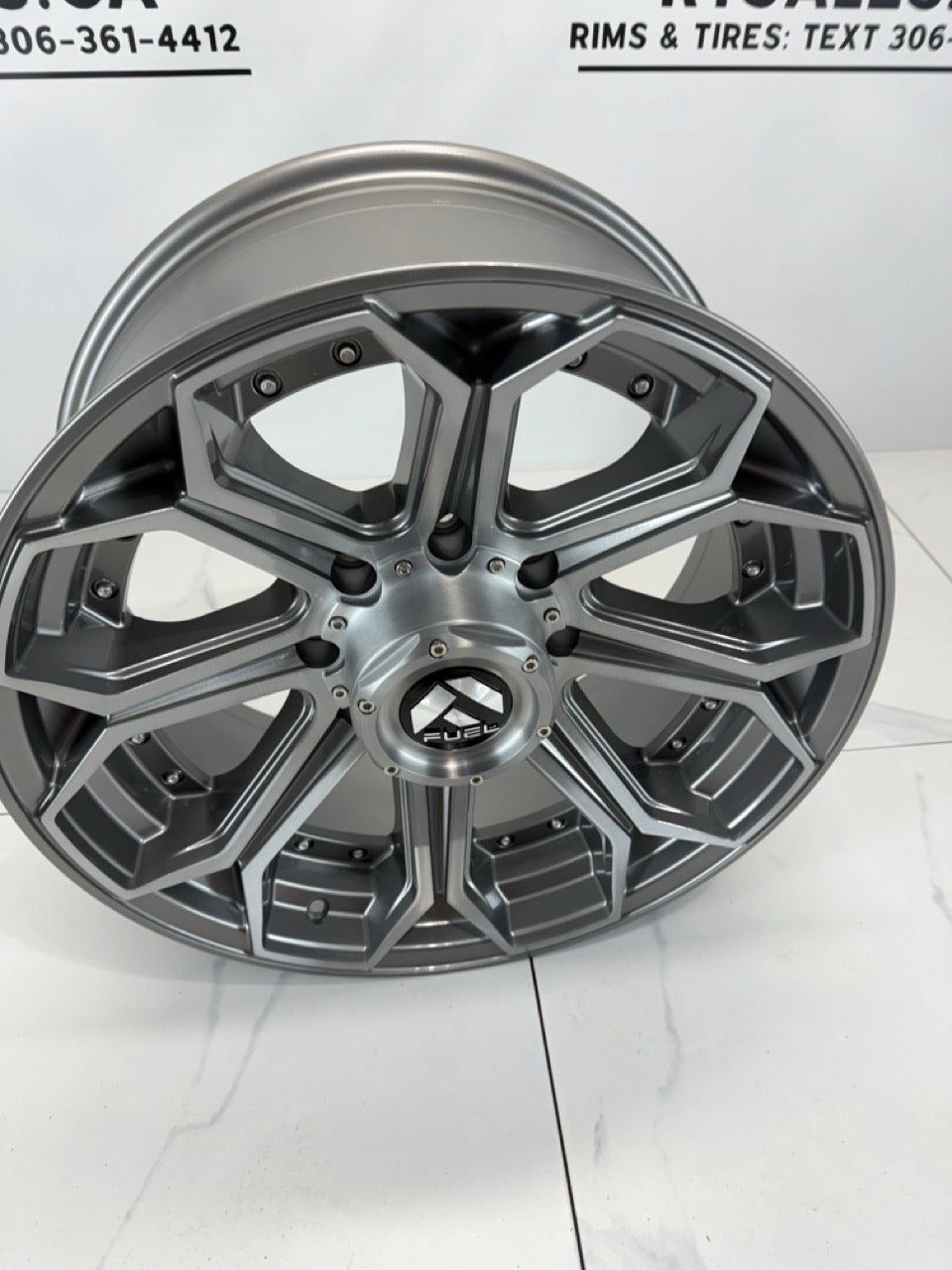 18x9 Fuel Siege Rims 8x180