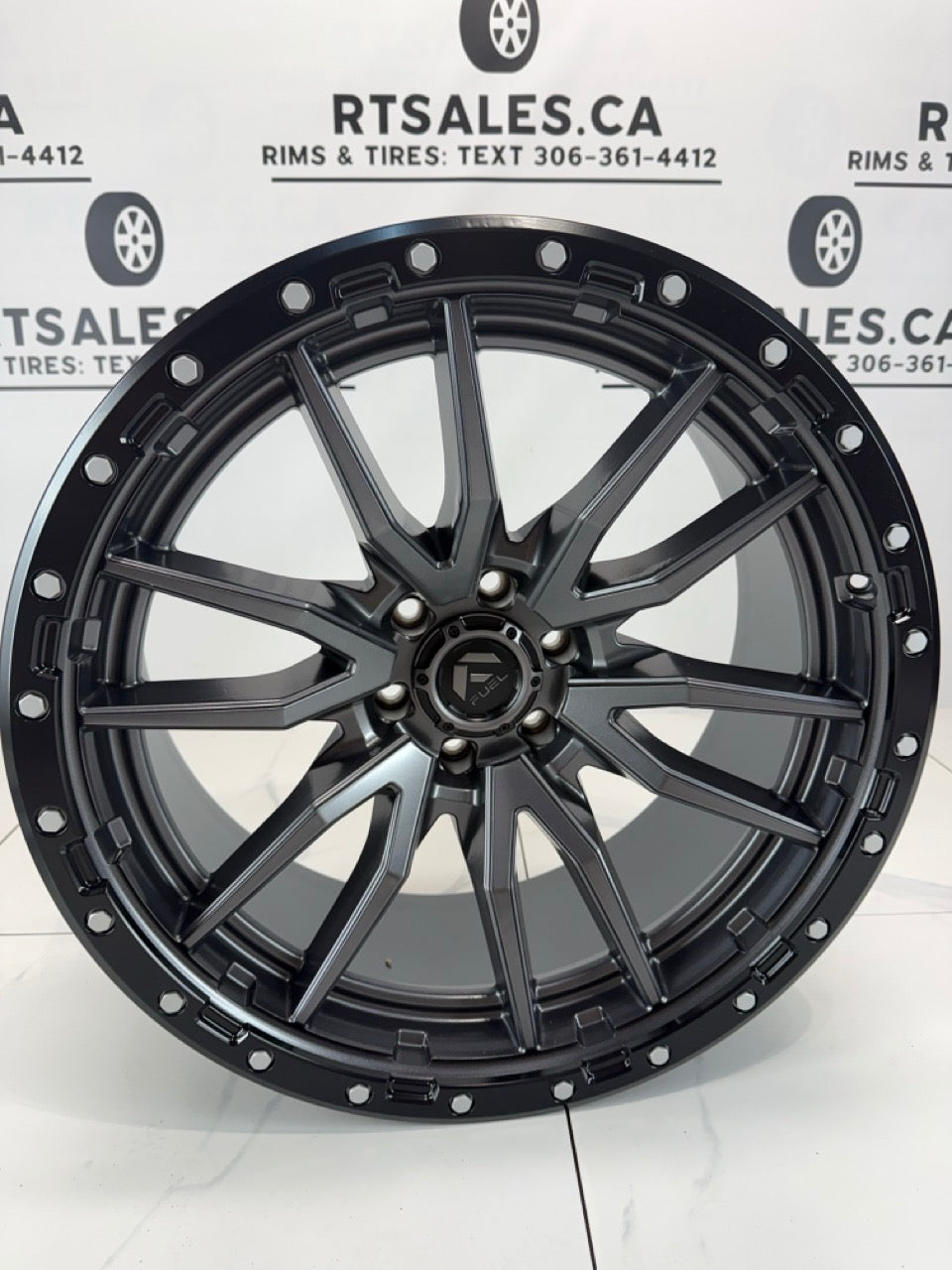 22x10 Fuel Rebel Rims 6x135