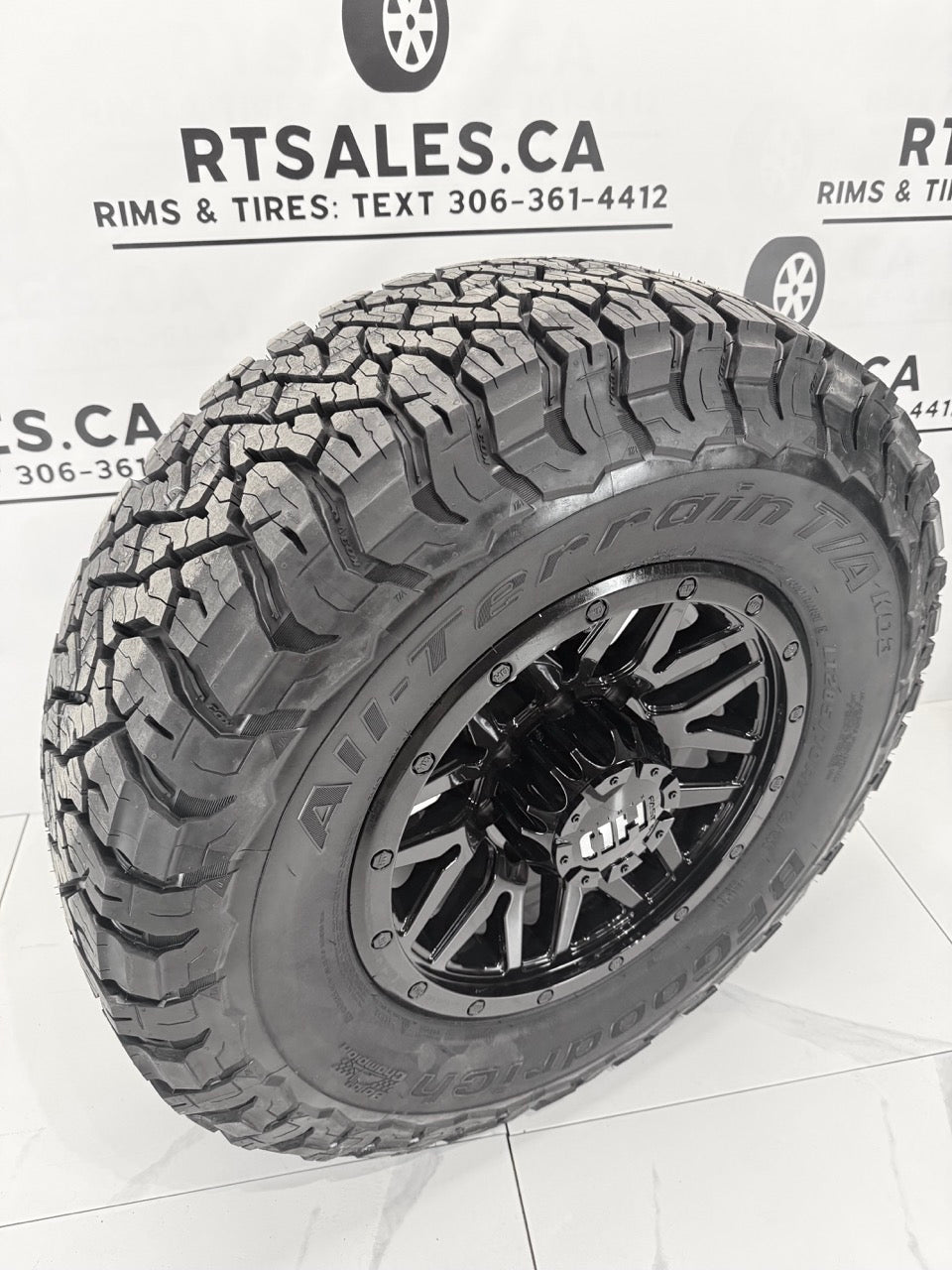 285/70/17 BFgoodrich tires on rims Dodge Ram Gmc Chevy 3500