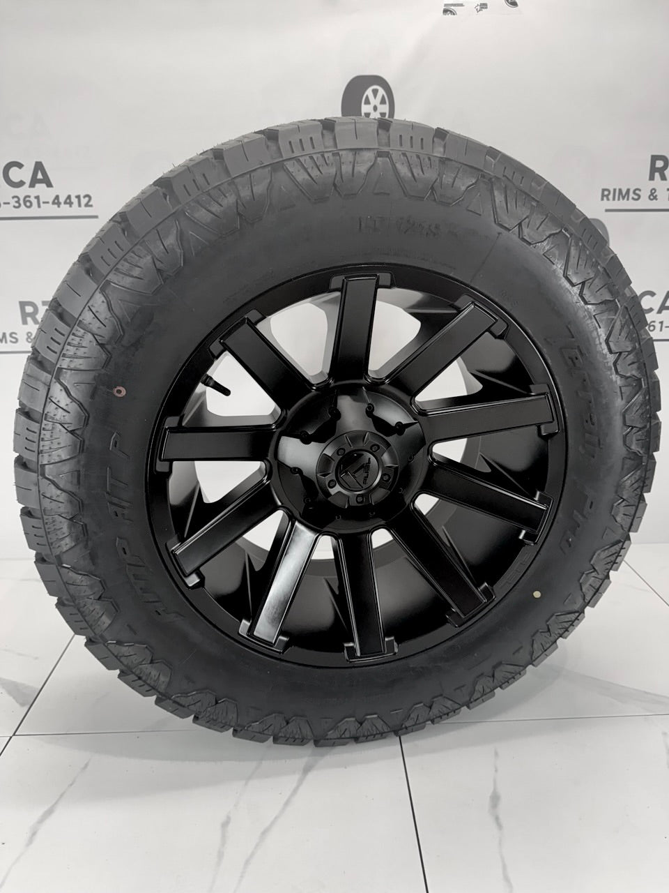 AMP Pro Tires on 20 inch Fuel Contra Rims 8x170 - MULTIPLE SIZES