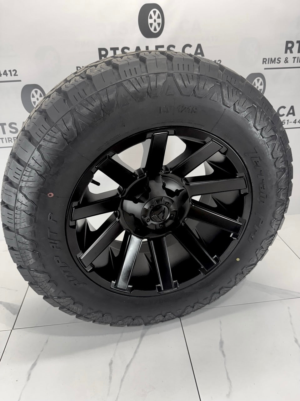 AMP Pro Tires on 20 inch Fuel Contra Rims 8x170 - MULTIPLE SIZES