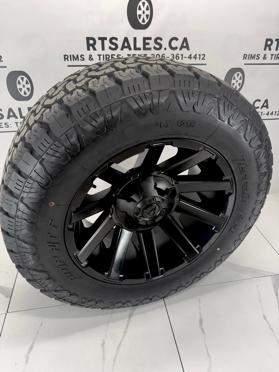 AMP Pro Tires on 20 inch Fuel Contra Rims 8x170 - MULTIPLE SIZES