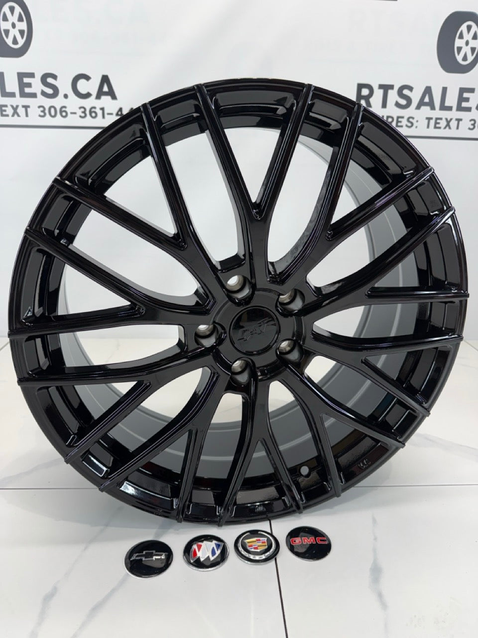 17x7 Dai Rims 5x115 Gloss Black