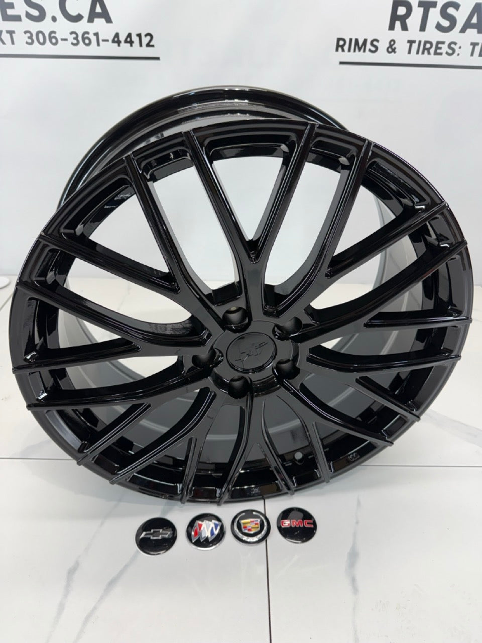 17x7 Dai Rims 5x115 Gloss Black