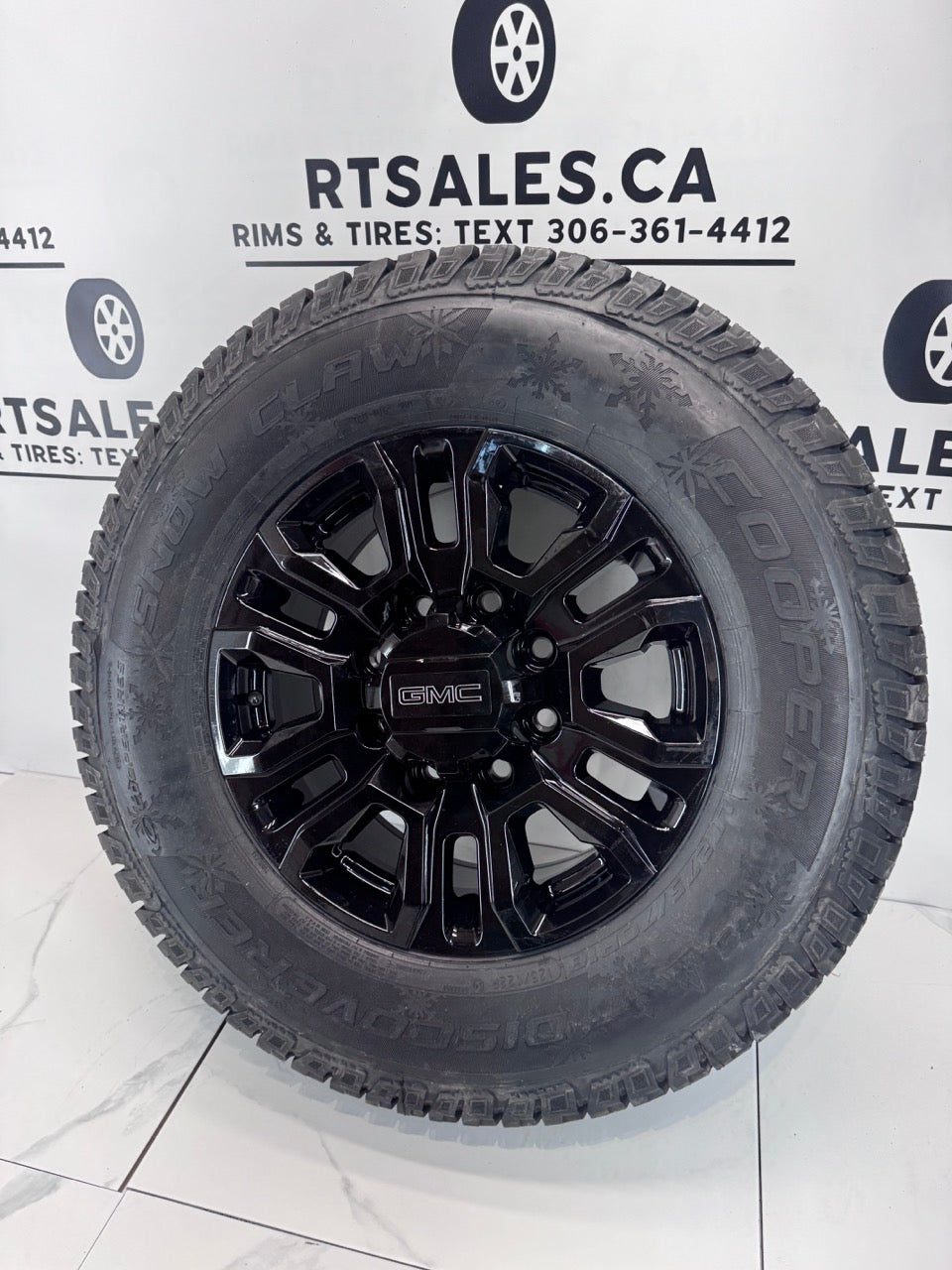 LT 275/65/18 Cooper Snow Claw Winter Tires on 18" Rims 8x165