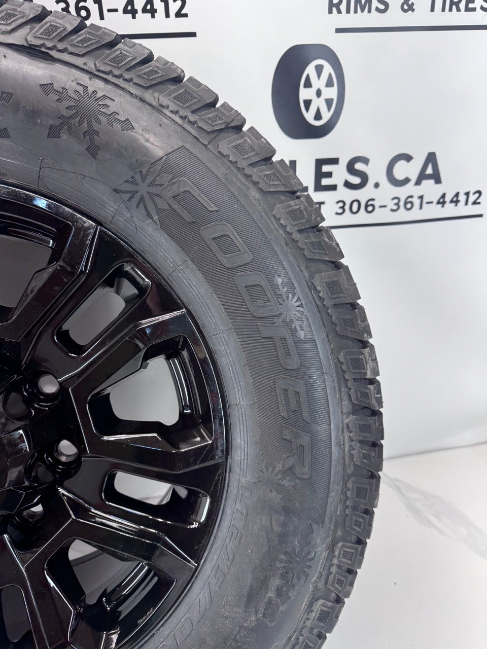 LT 275/65/18 Cooper Snow Claw Winter Tires on 18" Rims 8x165