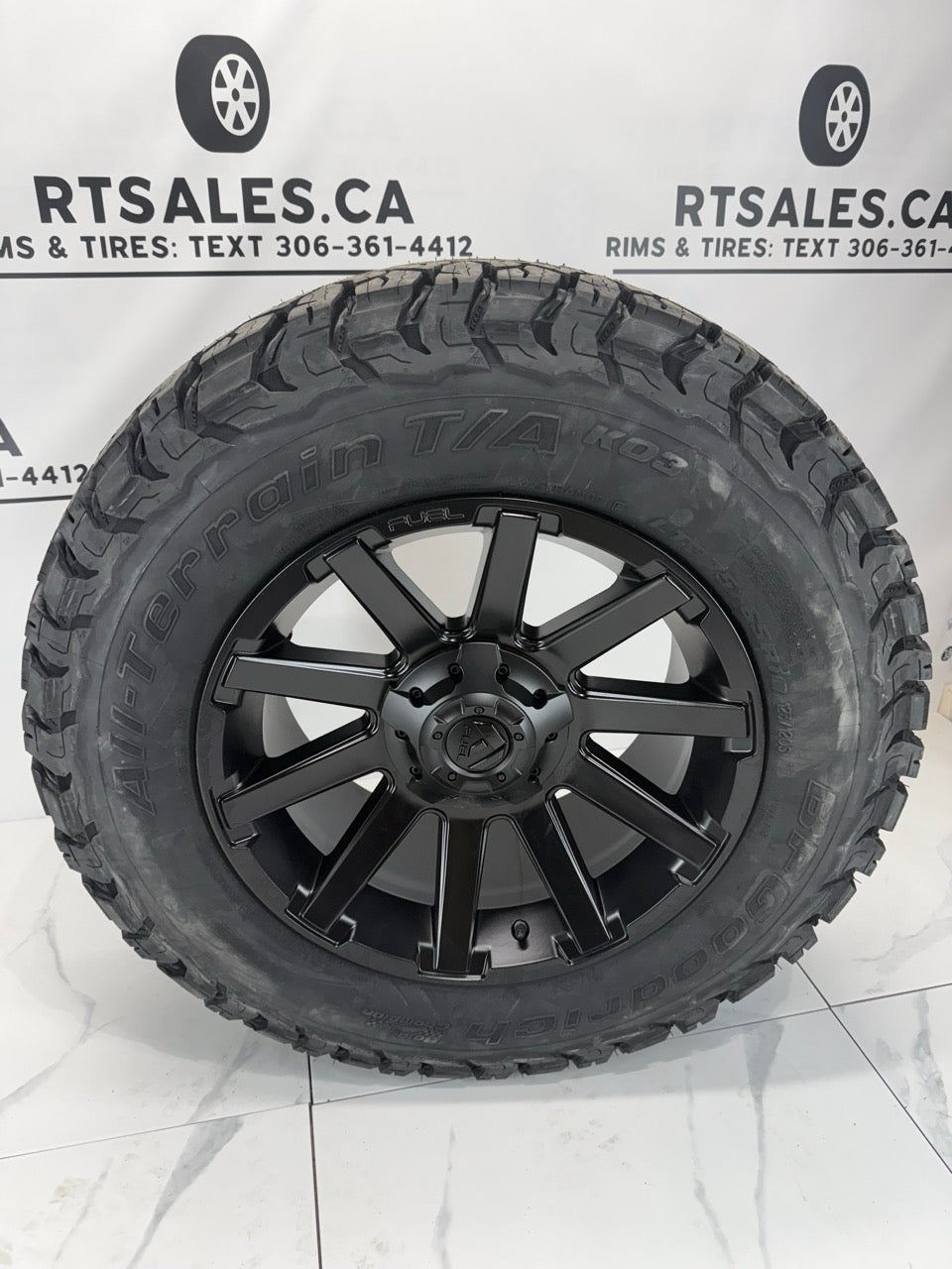BfGoodrich K03 Tires on 18 inch Fuel Rims 6x135/139 - MULTIPLE SIZES