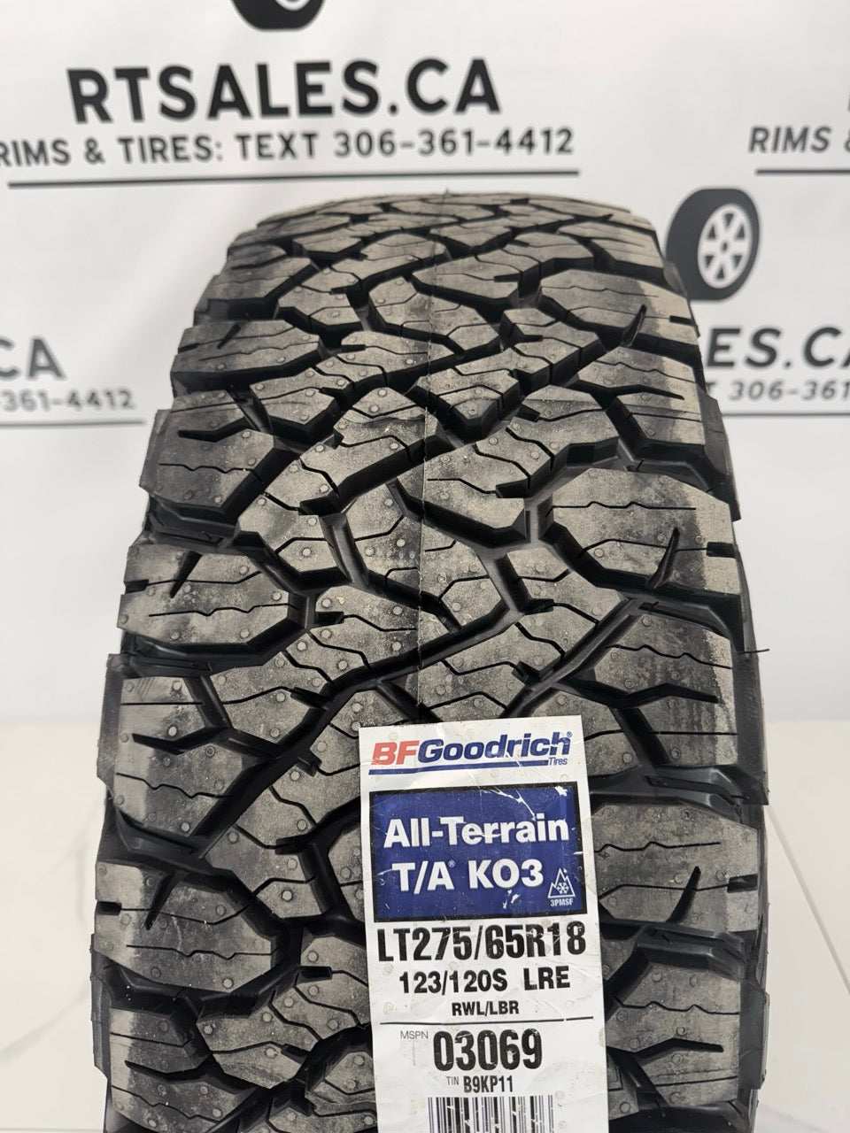 BfGoodrich K03 Tires on 18 inch Fuel Rims 6x135/139 - MULTIPLE SIZES