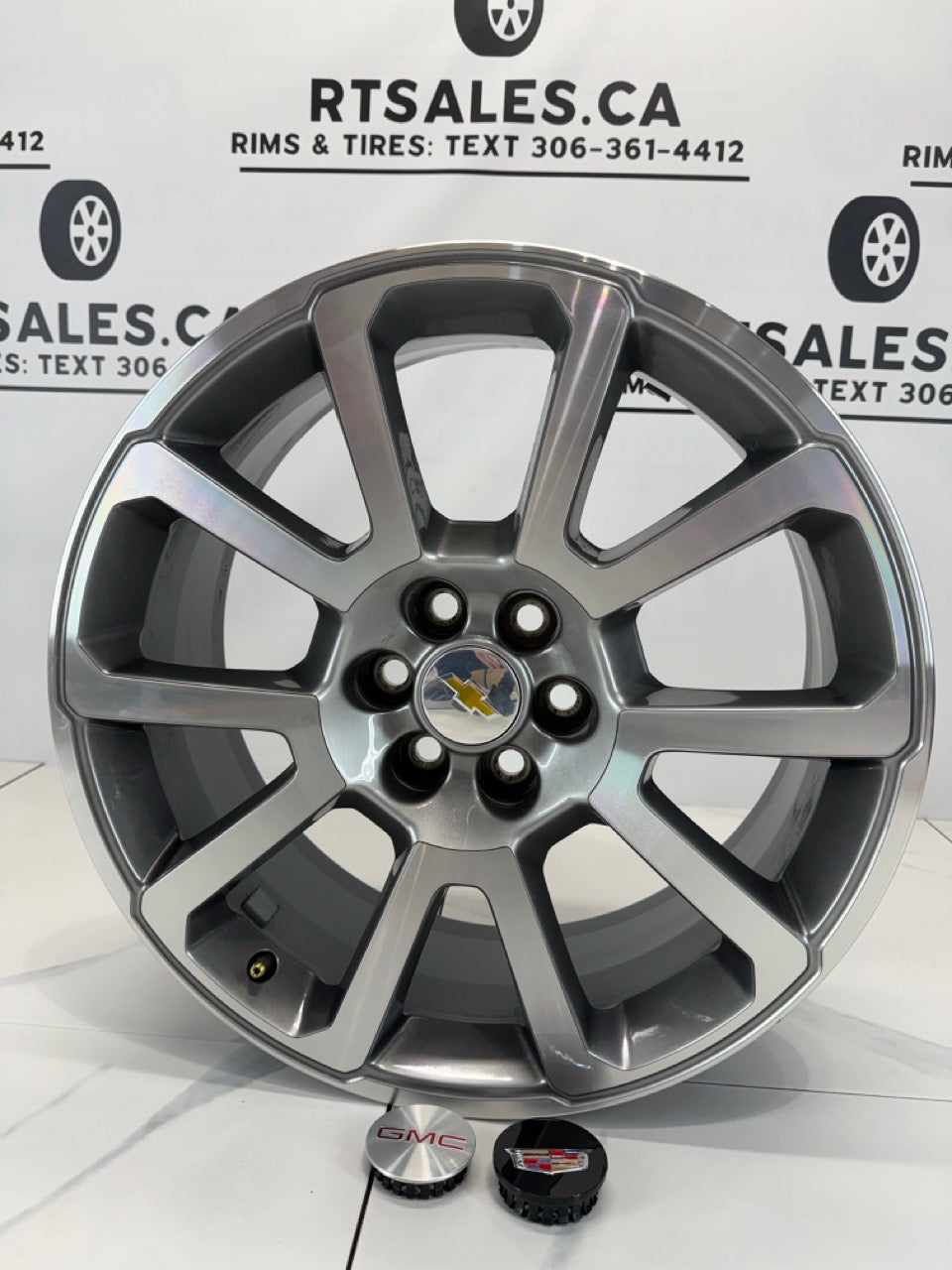 20x8.5 Chevy GMC OEM Rims 6x120 (takeoff)