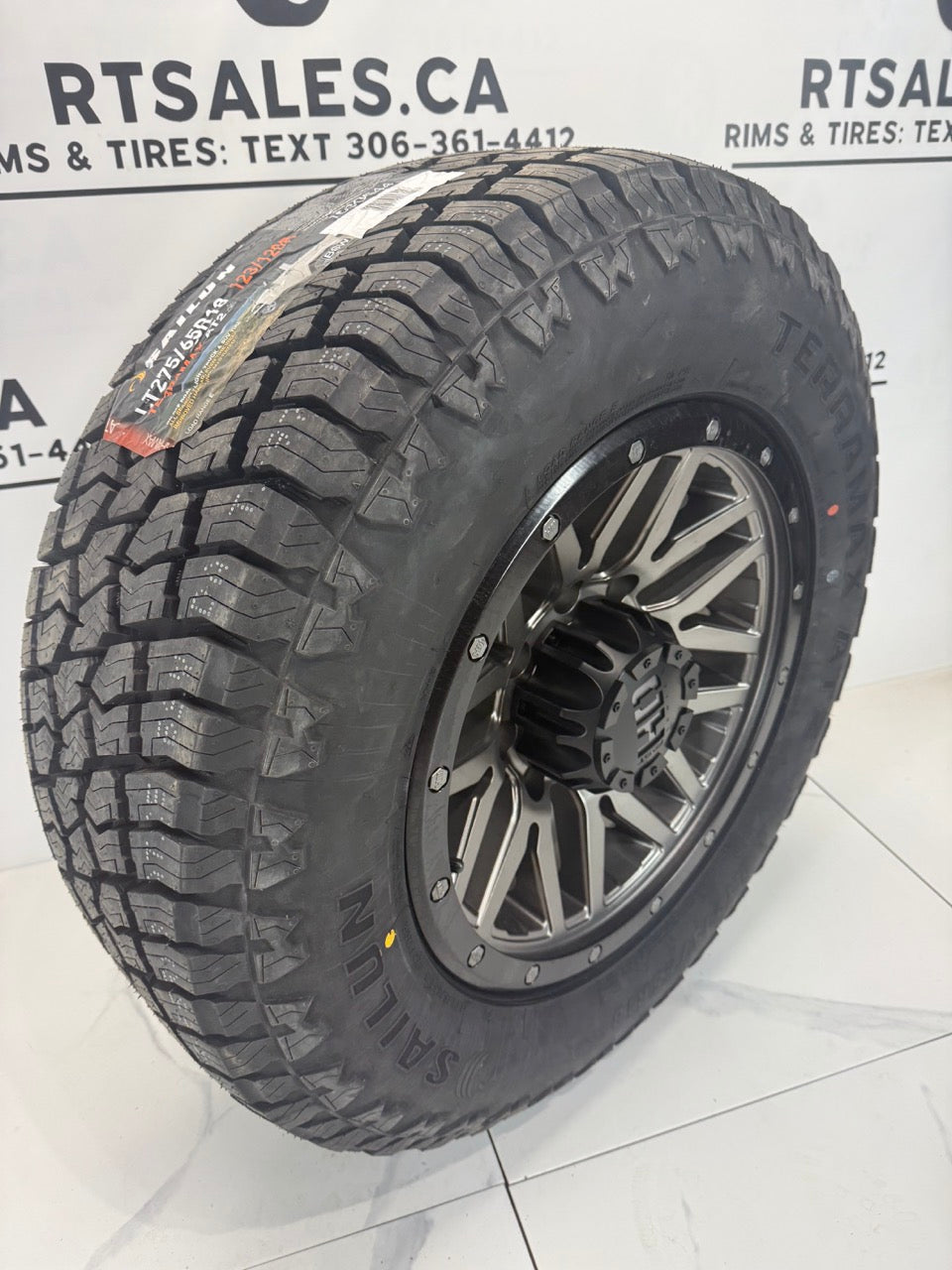 LT 275/65/18 Sailun At2 Tires on 18" Rims