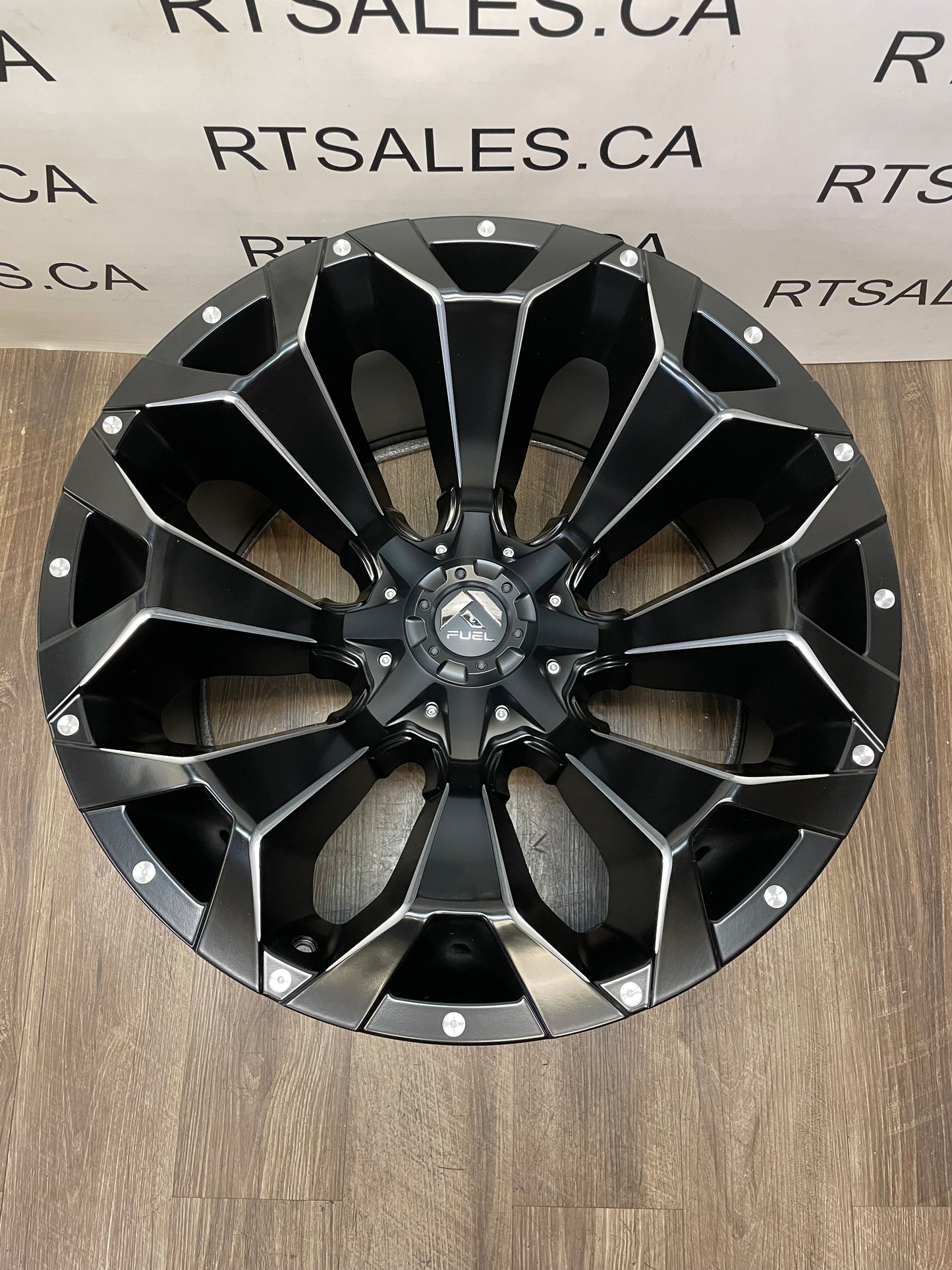 22x12 Fuel Assault Rims 8x165 Dodge Ram GMC Chevy 2500 3500