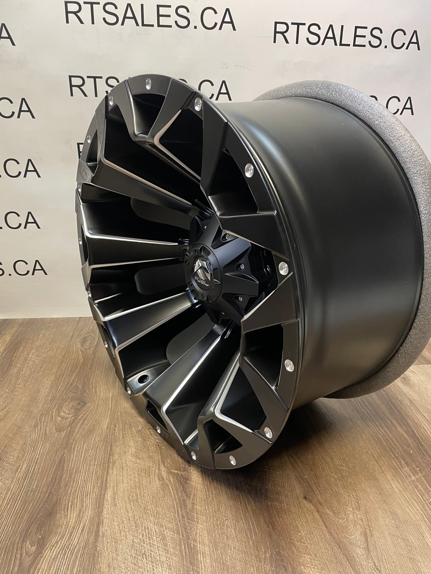 22x12 Fuel Assault Rims 8x165 Dodge Ram GMC Chevy 2500 3500