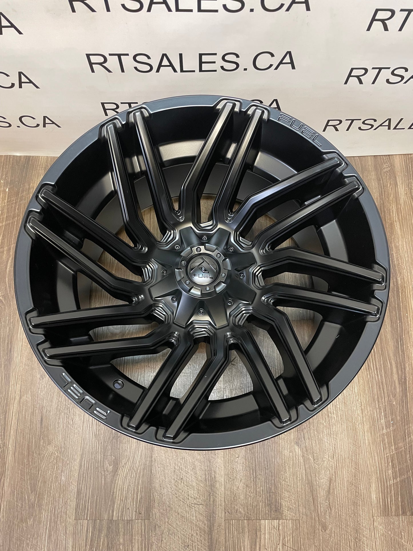 22x12 Fuel Typhoon Rims 8x165 Dodge Ram GMC Chevy 2500 3500