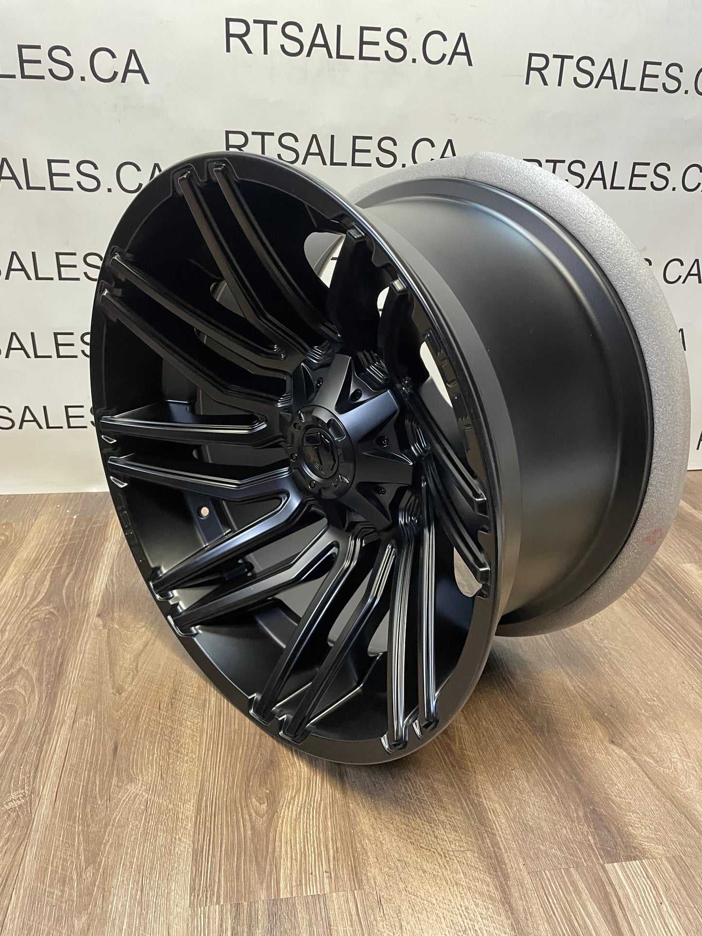 22x12 Fuel Typhoon Rims 8x165 Dodge Ram GMC Chevy 2500 3500