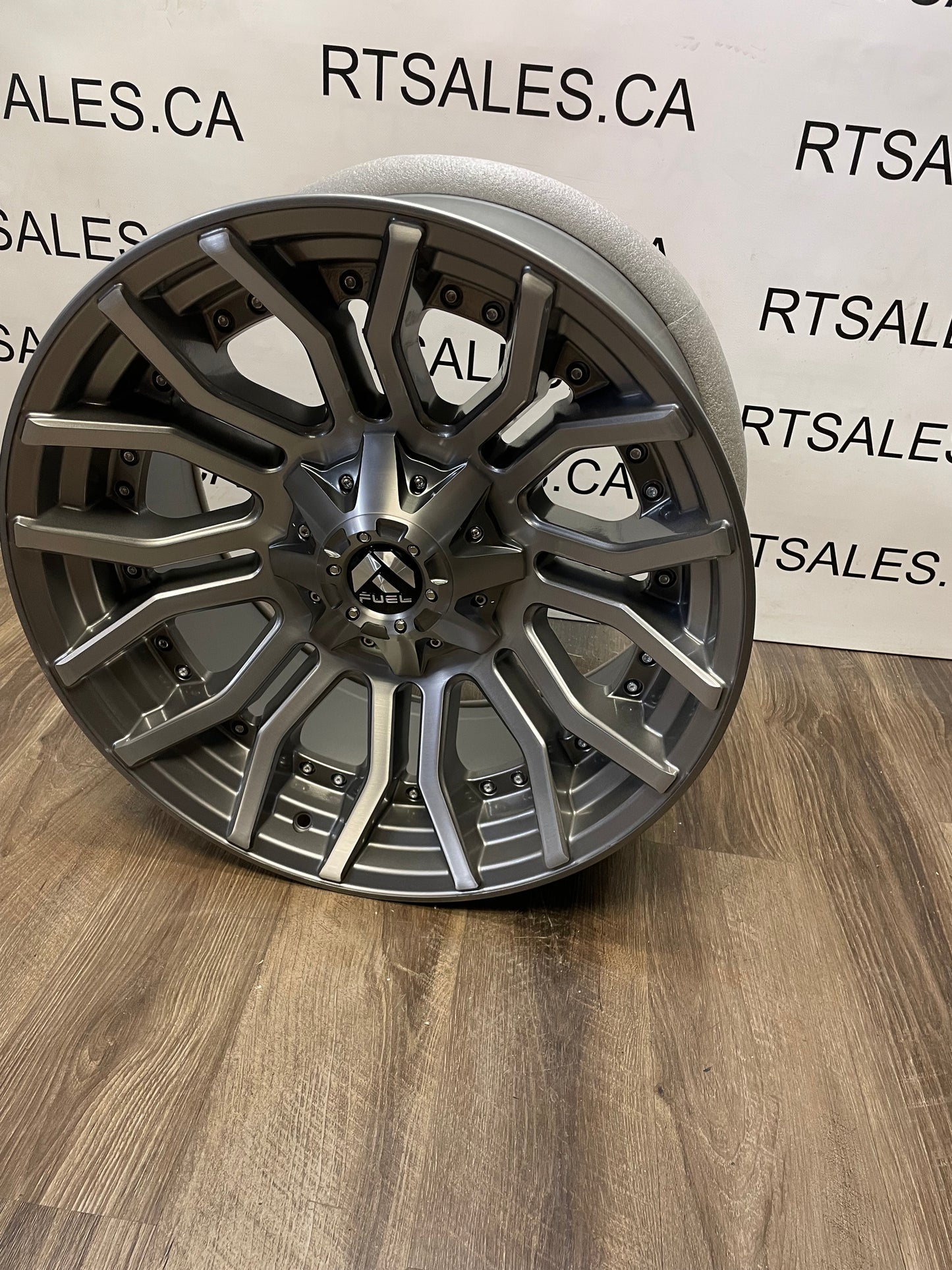 20x10 Fuel Rage Rims 8x165 Dodge Ram GMC Chevy 2500 3500