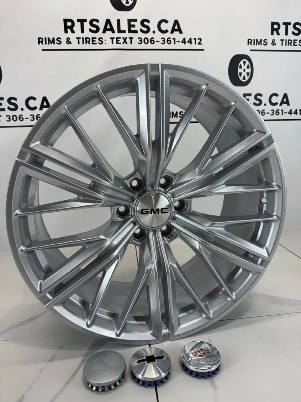 22x9.5 Replica PR227 Rims 6x139.7 Gloss Silver