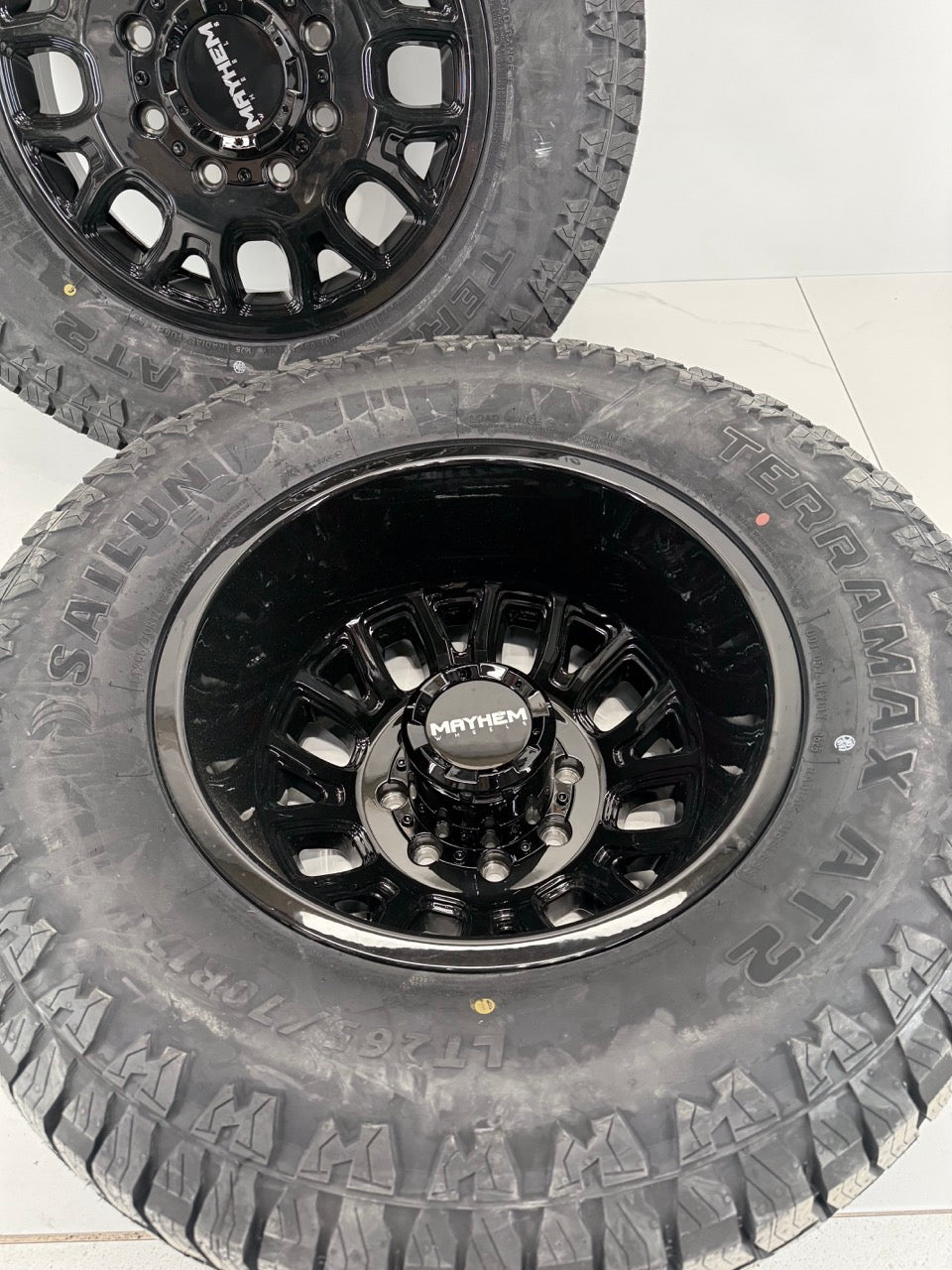 17" LT Sailun All weather Tires Mayhem Dually Rims - MULTIPLE SIZES