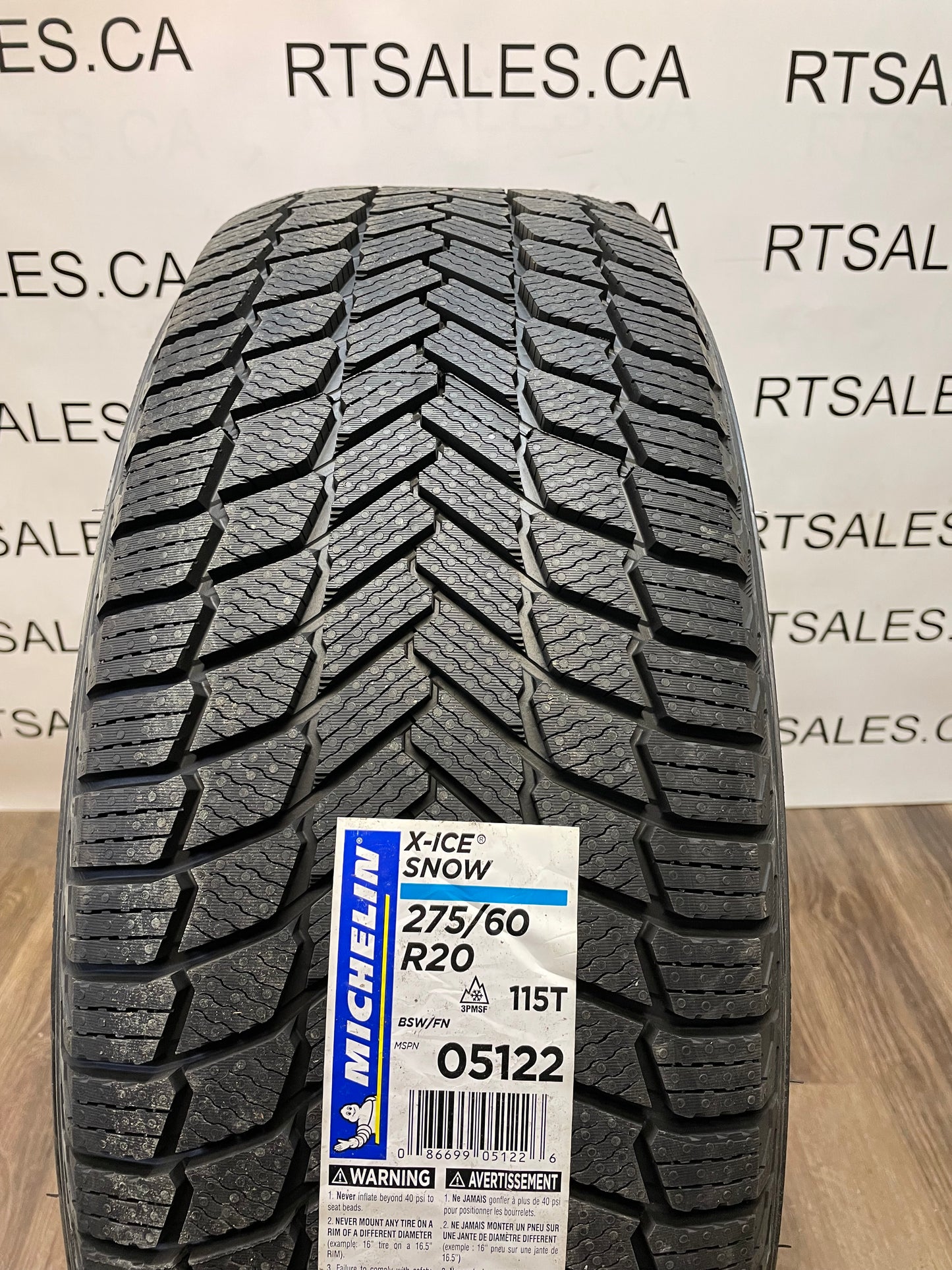 275/60/20 Michelin X-Ice Winter (Set of Four)